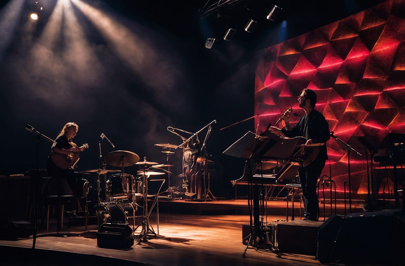 Escenografía destacada y luz